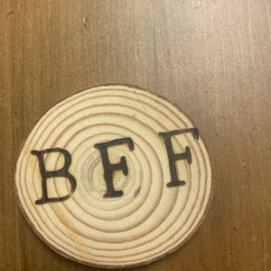 FREE Bff wood magnet